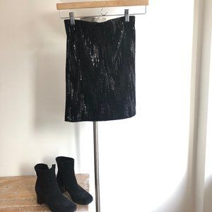 NWOT Aqua Velvet Sequinned Skirt